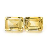 3.63&nbsp;Ct.Tw.Total Carat Weight Citrine Pair from Ceylon (Sri Lanka) Video