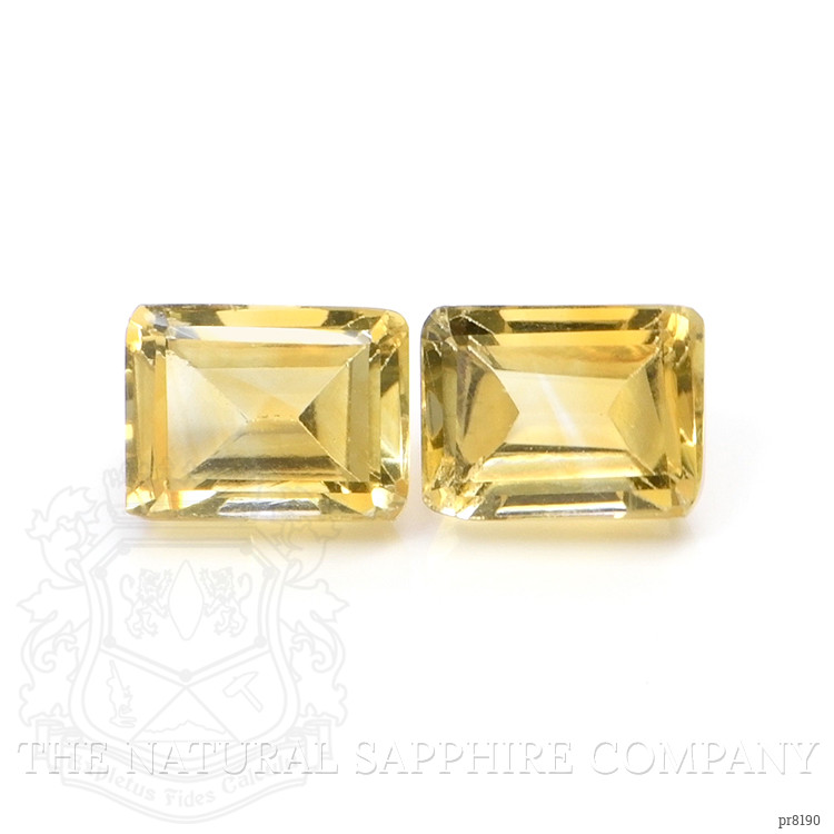 3.63 Ct.Tw. Citrine Pair from Ceylon (Sri Lanka)