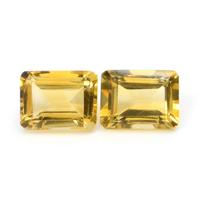 3.01&nbsp;Ct.Tw.Total Carat Weight Citrine Pair from Ceylon (Sri Lanka) Video