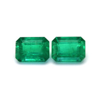 2.22 Ct.Tw.Total Carat Weight Emerald Pair from Colombia Video
