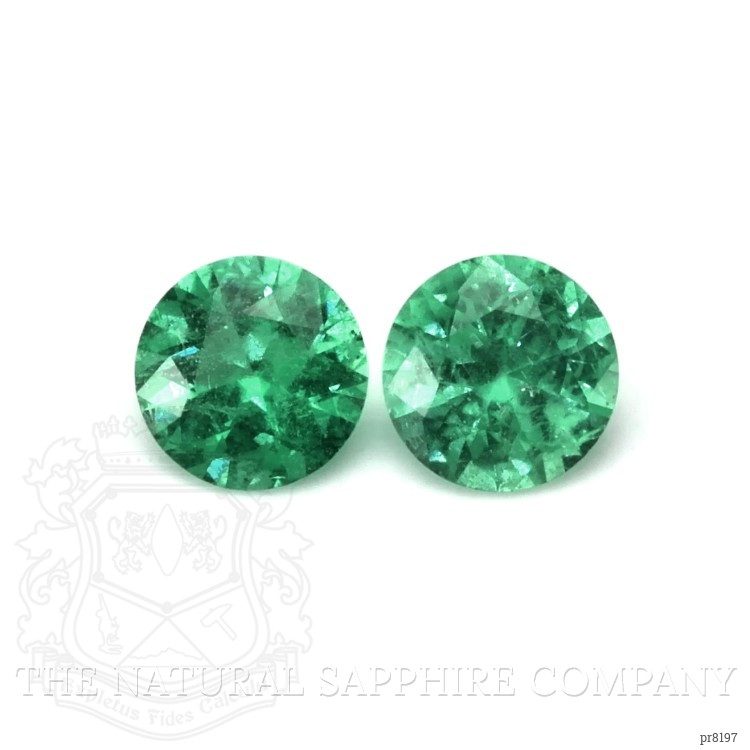 1.36 Ct.Tw. Emerald Pair from Zambia
