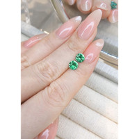 1.36 Ct.Tw.Total Carat Weight Emerald Pair from Zambia Life Style