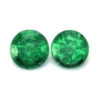 1.84 Ct.Tw.Total Carat Weight Emerald Pair from Zambia Video