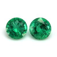 1.58 Ct.Tw.Total Carat Weight Emerald Pair from Zambia Video