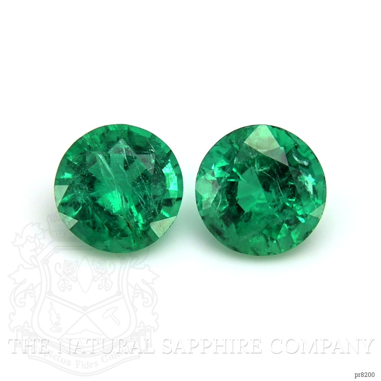 1.58 Ct.Tw. Emerald Pair from Zambia