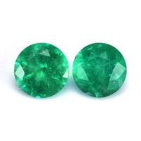 1.33 Ct.Tw.Total Carat Weight Emerald Pair from Brazil Video