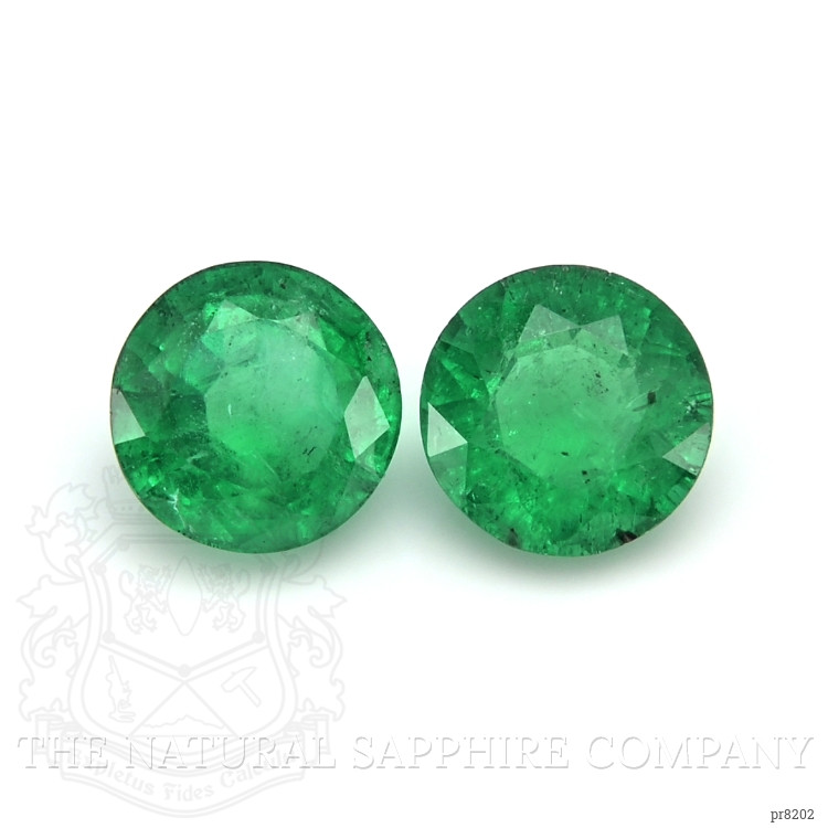 3.62 Ct.Tw. Emerald Pair from Zambia