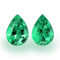 1.48 Ct.Tw.Total Carat Weight Emerald Pair from Zambia Video