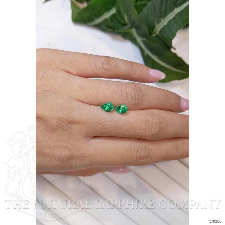 1.48 Ct.Tw. Emerald Pair from Zambia