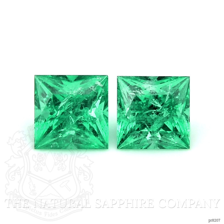 1.29 Ct.Tw. Emerald Pair from Zambia