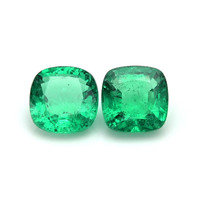 2.71 Ct.Tw.Total Carat Weight Emerald Pair from Zambia Video