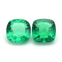 2.71 Ct.Tw.Total Carat Weight Emerald Pair from Zambia Video