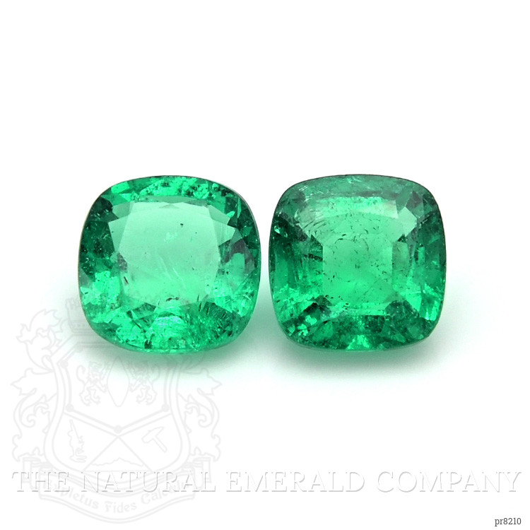 2.71 Ct.Tw. Emerald Pair from Zambia