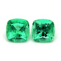 1.71 Ct.Tw.Total Carat Weight Emerald Pair from Brazil Video