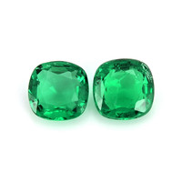 1.90 Ct.Tw.Total Carat Weight Emerald Pair from Zambia Video