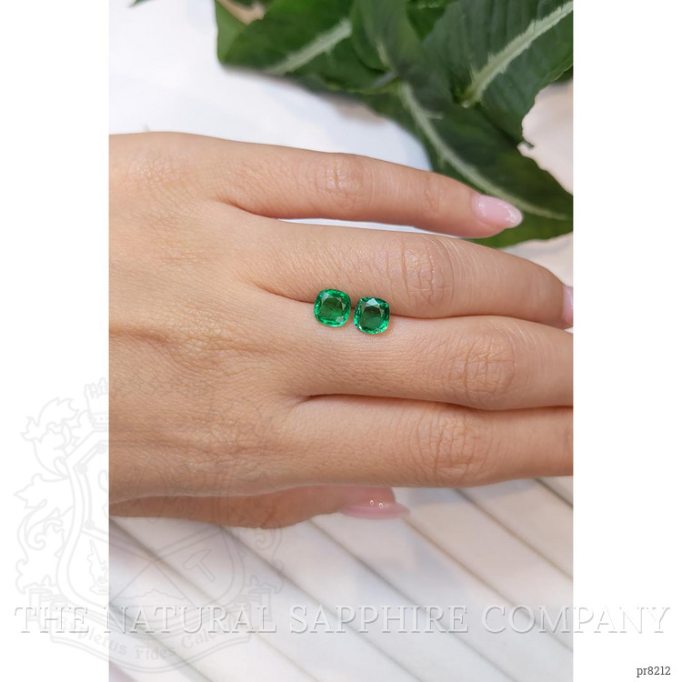 1.90 Ct.Tw. Emerald Pair from Zambia