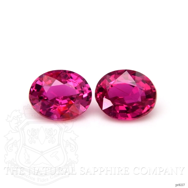 0.82 Ct.Tw. Ruby Pair from Mozambique