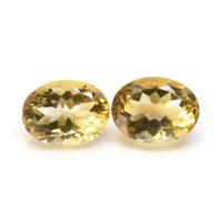 18.22&nbsp;Ct.Tw.Total Carat Weight Citrine Pair from Ceylon (Sri Lanka) Video