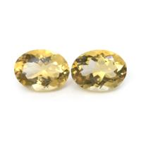 15.47&nbsp;Ct.Tw.Total Carat Weight Citrine Pair from Ceylon (Sri Lanka) Video