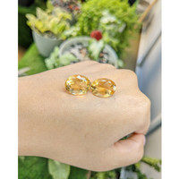 16.41&nbsp;Ct.Tw.Total Carat Weight Citrine Pair from Ceylon (Sri Lanka) Life Style