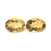 16.02&nbsp;Ct.Tw.Total Carat Weight Citrine Pair from Ceylon (Sri Lanka) Video