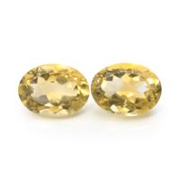 17.07&nbsp;Ct.Tw.Total Carat Weight Citrine Pair from Ceylon (Sri Lanka) Video
