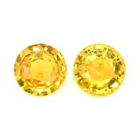3.38&nbsp;Ct.Tw.Total Carat Weight Yellow Sapphire Pair from Ceylon (Sri Lanka) Video