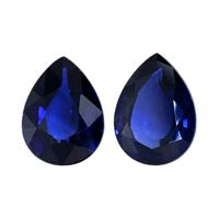 2.25&nbsp;Ct.Tw.Total Carat Weight Blue Sapphire Pair from Ceylon (Sri Lanka) Video