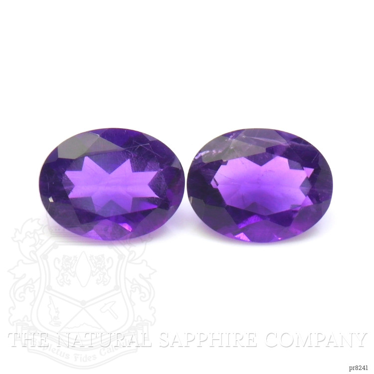 2.77 Ct.Tw. Amethyst Pair from Ceylon (Sri Lanka)