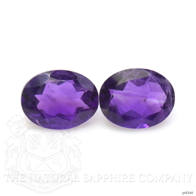 3.02 Ct.Tw. Amethyst Pair from Ceylon (Sri Lanka)