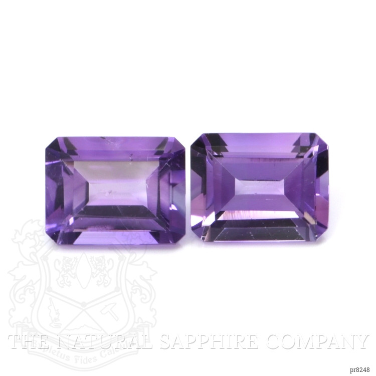 4.08 Ct.Tw. Amethyst Pair from Ceylon (Sri Lanka)