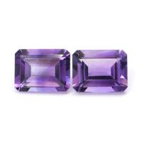 4.29&nbsp;Ct.Tw.Total Carat Weight Amethyst Pair from Ceylon (Sri Lanka) Video