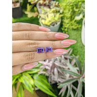 4.29&nbsp;Ct.Tw.Total Carat Weight Amethyst Pair from Ceylon (Sri Lanka) Life Style