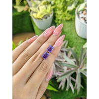 4.29&nbsp;Ct.Tw.Total Carat Weight Amethyst Pair from Ceylon (Sri Lanka) Life Style