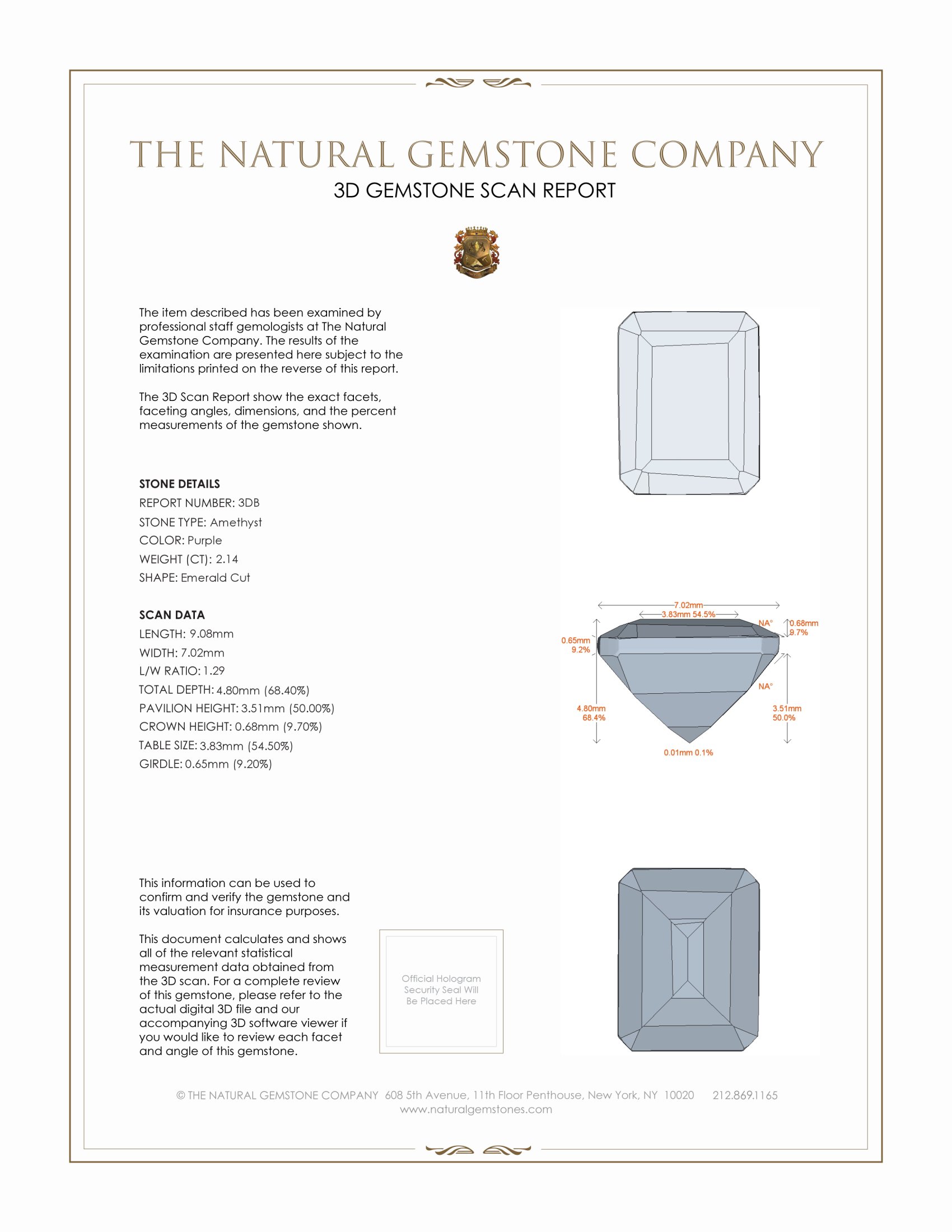 4.29 Ct.Tw. Amethyst Pair from Ceylon (Sri Lanka)