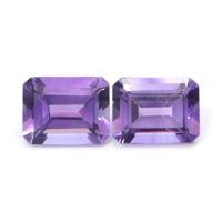 3.95&nbsp;Ct.Tw.Total Carat Weight Amethyst Pair from Ceylon (Sri Lanka) Video