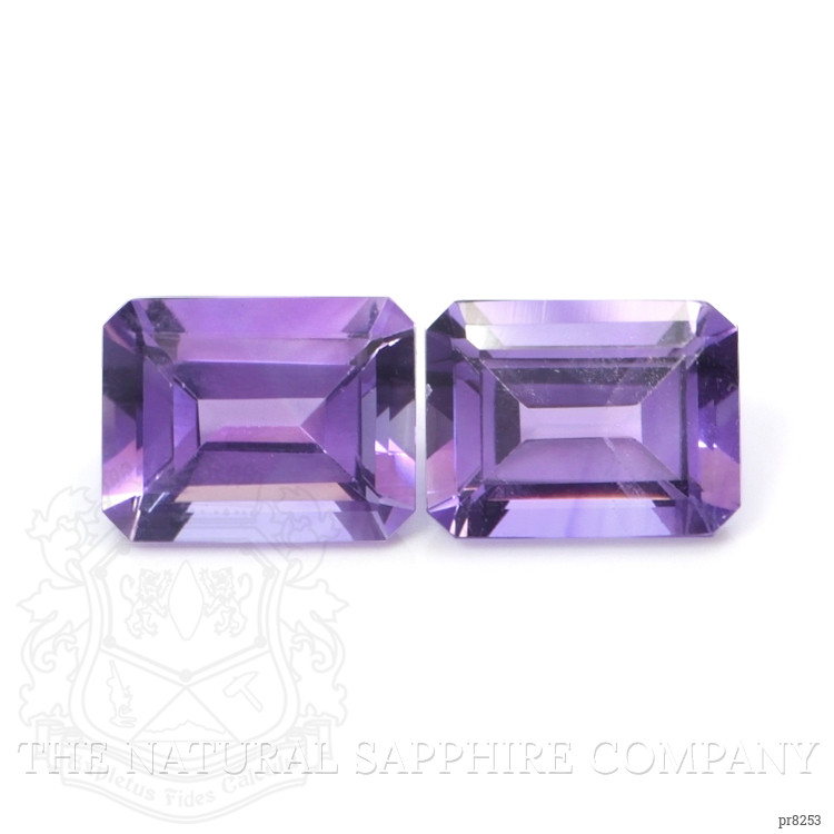 3.95 Ct.Tw. Amethyst Pair from Ceylon (Sri Lanka)