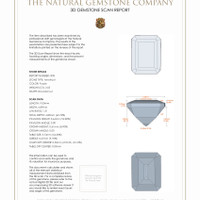 3.95&nbsp;Ct.Tw.Total Carat Weight Amethyst Pair from Ceylon (Sri Lanka) 3 D Scan Report