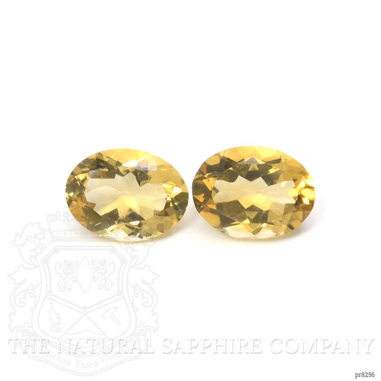15.53 Ct.Tw. Citrine Pair from Ceylon (Sri Lanka)