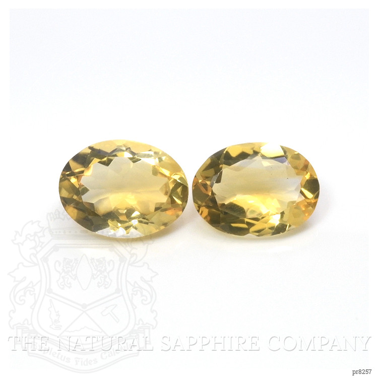 15.17 Ct.Tw. Citrine Pair from Ceylon (Sri Lanka)