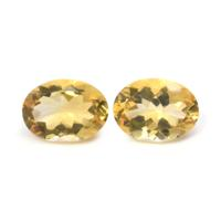 15.12&nbsp;Ct.Tw.Total Carat Weight Citrine Pair from Ceylon (Sri Lanka) Video