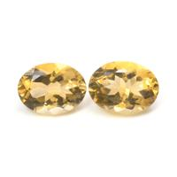 16.99&nbsp;Ct.Tw.Total Carat Weight Citrine Pair from Ceylon (Sri Lanka) Video