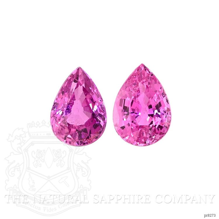 2.03 Ct.Tw. Pink Sapphire Pair from Ceylon (Sri Lanka)