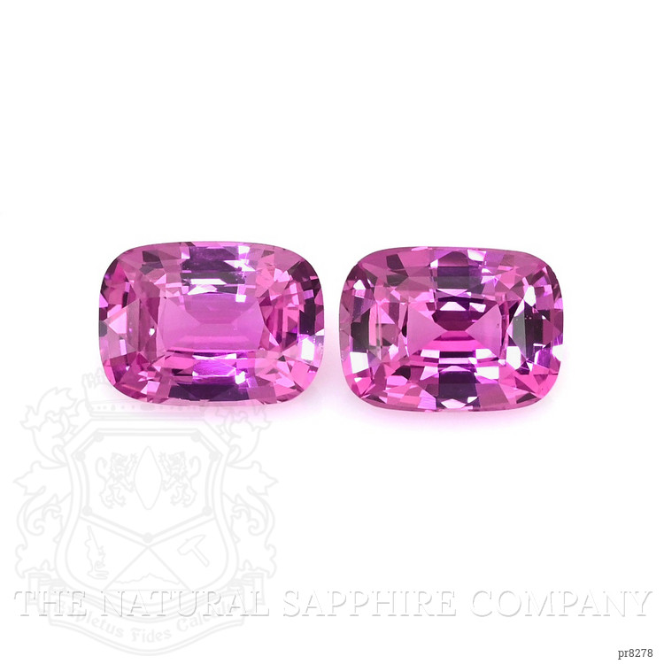 2.15 Ct.Tw. Pink Sapphire Pair from Ceylon (Sri Lanka)