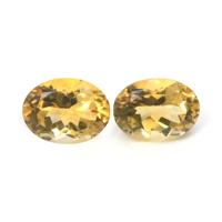 19.48&nbsp;Ct.Tw.Total Carat Weight Citrine Pair from Bolivia Video