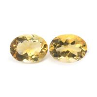 16.05 Ct.Tw.Total Carat Weight Citrine Pair from Bolivia Video
