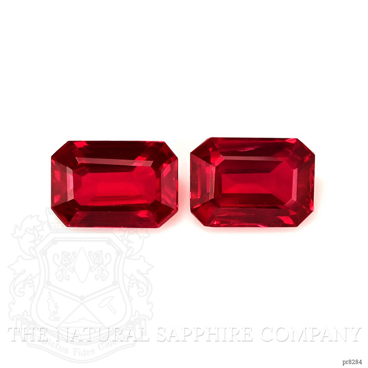 2.27 Ct.Tw. Ruby Pair from Mozambique