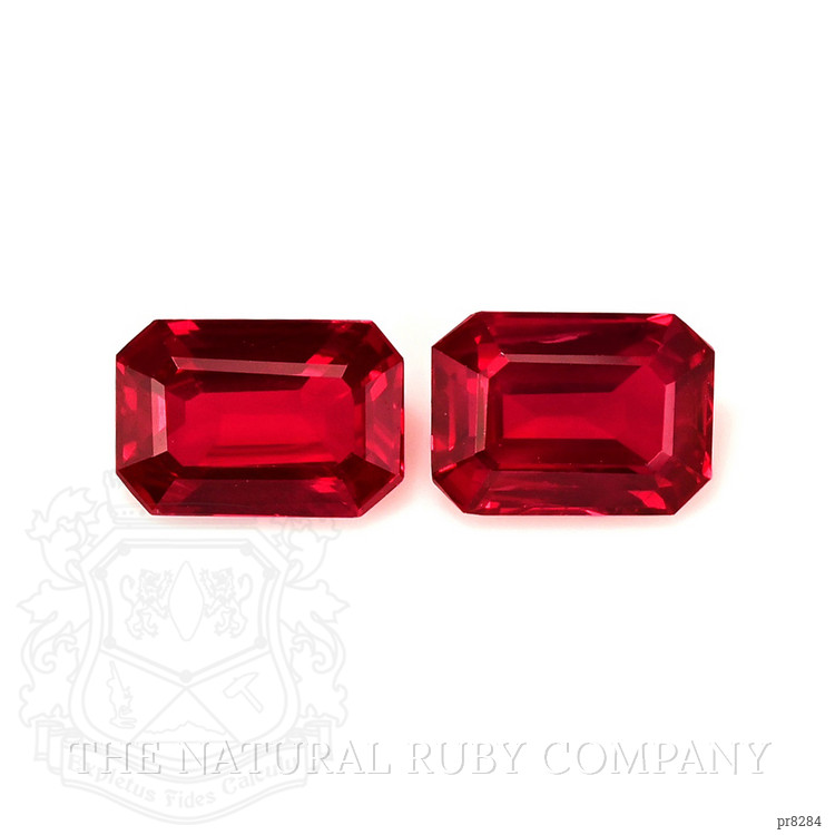 2.27 Ct.Tw. Ruby Pair from Mozambique