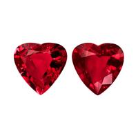 1.41 Ct.Tw.Total Carat Weight Ruby Pair from Mozambique Video