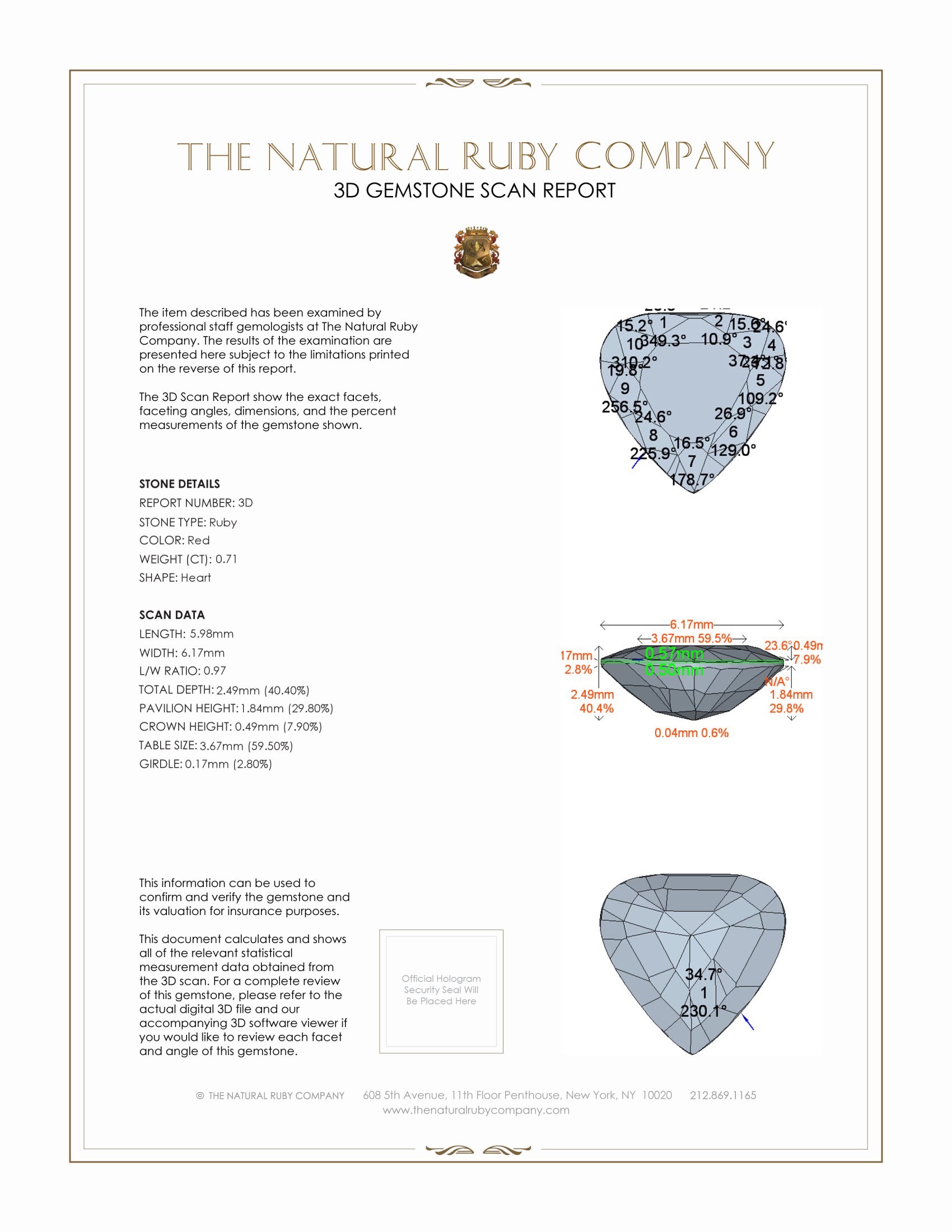 1.41 Ct.Tw. Ruby Pair from Mozambique